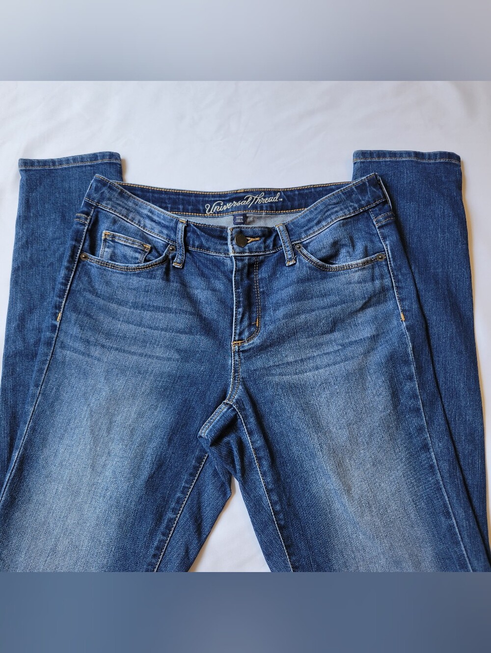 Universal Thread Womens Mid Rise Skinny Jeans Stretch Size 6/28 R